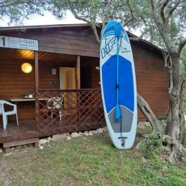 Olive Grove Beachside Cabins 80m from Beach Air-conditioned with Family Spirit under Biokovo, מלון בזיווגוסצה