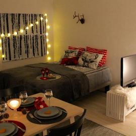 A cozy Scandinavian condo in the city center，羅瓦涅米的飯店