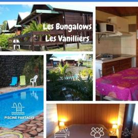 Les Bungalows les Vanilliers, Sud Sauvage avec piscine, готель у місті Сен-Жозеф