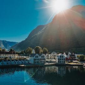 Wangen Apartments, hotel i Aurland