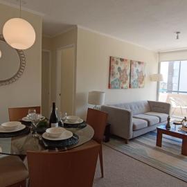 Depto en condo, 2D 1B, aire estacionamiento, full, hotel in Curicó