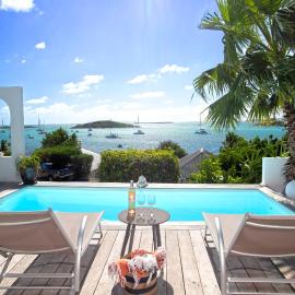 Villa Bella vue sur Pinel piscine jacuzzi, hotel v destinácii Cul de Sac