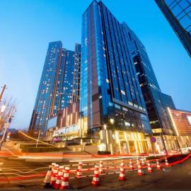 Qingdao Tinglan Hotel Apartment (Wusi Square Mixc City Branch), hotel v destinaci Čching-tao