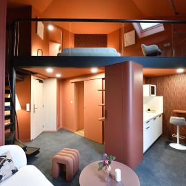 Hôtel La SUITE & restaurant Le DÔME, ξενοδοχείο σε Roanne