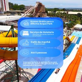 Piazza DiRoma com acesso ao Acqua Park todos os dias, hotel v destinácii Caldas Novas