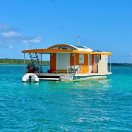 Lagoon Lodge Caraïbes -Lodge flottant sur lagon avec vue mer, hôtel à Saint-François