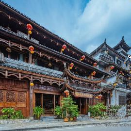 Viesnīca Floral Hotel Baihe Huagu Inn pilsētā Wangcun