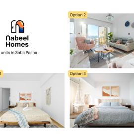Nabeel Homes - Seaview Building - 3 Units in Saba Pasha、アレクサンドリアのホテル