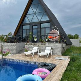 A-frame Oasis Bungalow Gabala, отель в Габале