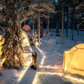 Invisible Forest Lodge & Spa, hotell i Rovaniemi