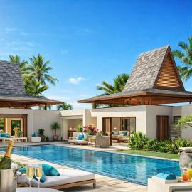 Jacaranda Pool Villas with Maritim 5 Star Beach Resort access: Balaclava şehrinde bir otel