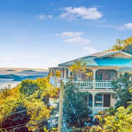 Cruz Bay में, होटल St John USVI 4BR Oceanview Villa King Suite 7 Min Drive to Cruz Bay