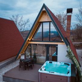 A-Frame Prislop,Hațeg, Hotel in Silvaşu de Sus