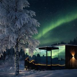 Sonka Resort Mirror House with Lake View, hotel i Rovaniemi