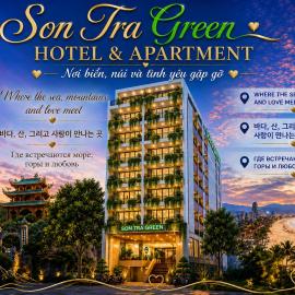 Son Tra Green Hotel & Apartment - near the My Khe beach, Son Tra Peninsula, Linh Ung Pagoda, hotel din Da Nang