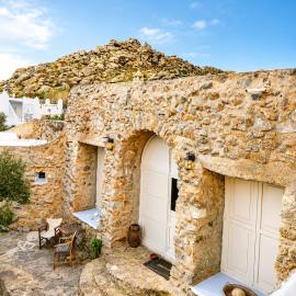 Artemis Cottage Authentic Mykonian Stone House near Super Paradise, hotel en Playa Super Paradise