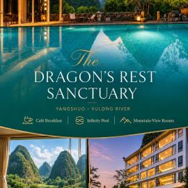 The Dragons Rest Sanctuary-Yulong River Branch - Infinity Pool & Cafe - English Speaking Service - Free MTB Rental & Tailor-Made Tour Service, hotel sa Yangshuo