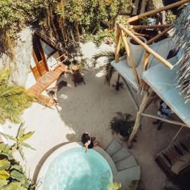 Casa Balam Holbox, Beach style cabañas with fully equipped kitchen for those who love to cook, hotel em Holbox
