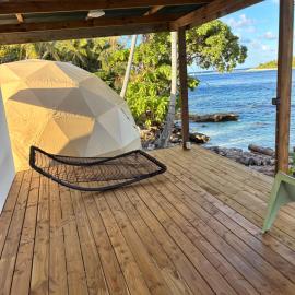 Dôme en face de la Passe de Tiputa, hotel u gradu Rangiroa
