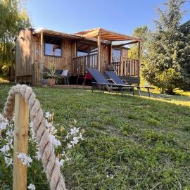 O'BARA Lodge - Tiny House - Jardin et climatisation, hotel v destinácii Druillat