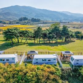 Cheongju Chojeong Healing Campsite, hotel Puhŭng-ri városában