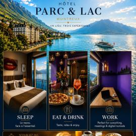Hotel Parc & Lac、モントルーのホテル