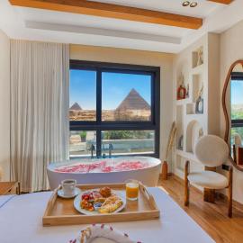 PANORAMA view pyramids, hotel em Cairo