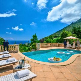 Fontvieille में, होटल VILLA HORIZON - 5min from Monaco - A bird's-eye view of Monaco and Mediterranean - Ideal Groups & Families - Parking - Private Garden - Calm