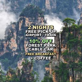 Misty Peaks Lodge-5-minute walk to The Zhangjiajie Forest Park,Free pick-up service of 2 nights ,Free Western breakfast & coffee &self-laundry and drying,english service, hótel í Zhangjiajie