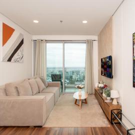 Luxury 2 Bedroom "Wake Up in the Sky" Best Views & Location in Asuncion, hotel en Asunción