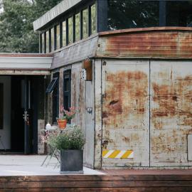 0'Bama - Unique Upcycled Tiny House, отель в городе Selgas