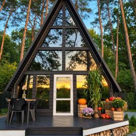 A-frame будиночок, hotel u gradu 'Staraya Guta'