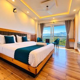 Rock Pine View Cottage & Cafe, Mussoorie - blissful view from rooms