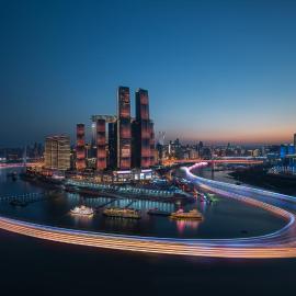 Chongqing Jiefangbei Hongyadong BERKIN High altitude River View Hotel, hotel en Chongqing