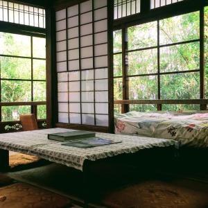 Japanese-Style Family Room with Shared Bathroom
