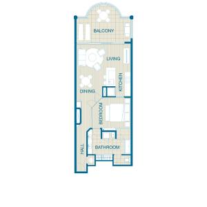 Deluxe One Bedroom Beachfront Penthouse