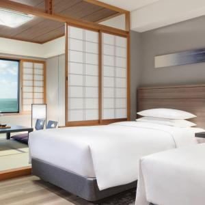 Twin Room with Tatami Area and Ocean View