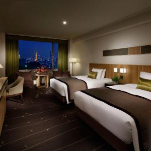 Tower Side Deluxe Twin Room Upper Floor (Non-Smoking)+ Sauna Access