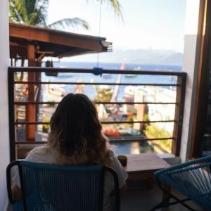 First Floor Balcony Sea view King/Twin/Triple Room