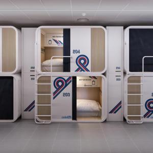 Single Bed in Mix Dormitory Room with Shared Bathroom