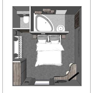 Deluxe Double Room with Spa Bath - Gray Wolf