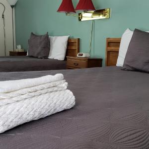 Double Room with Two Double Beds and River View