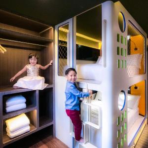 Deluxe Quadruple Room with Two Queen Beds