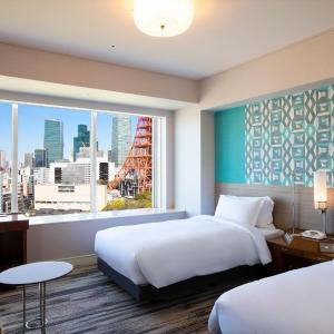 Standard Twin Room with Tokyo Tower View - Non-Smoking