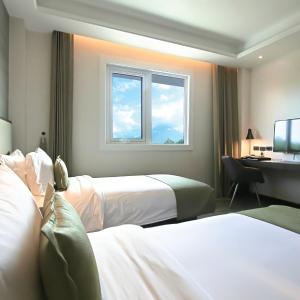 Deluxe Twin Room with Mayon View
