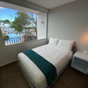 Ocean View Room with Balcony, Two Double Beds