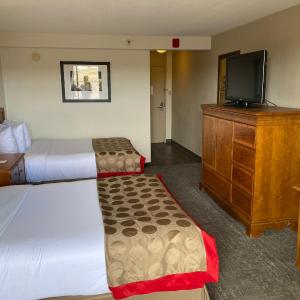 Superior Double Room with Two Double Beds and Mountain View - Non-Smoking