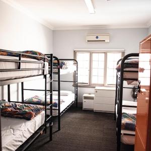 Bed in 4-Bed Dormitory Room with Shared Bathroom