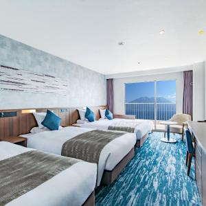 Deluxe Quadruple Room with Sakurajima View - Non-Smoking