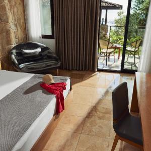 Double Room with Balcony and Garden View